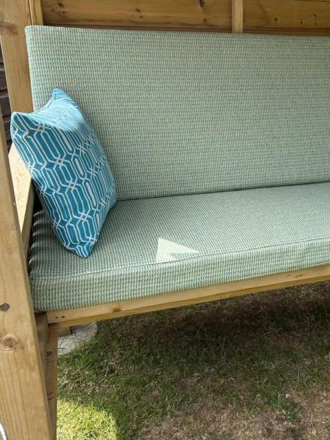 Outdoor Arbour Bench Seat and Cushion