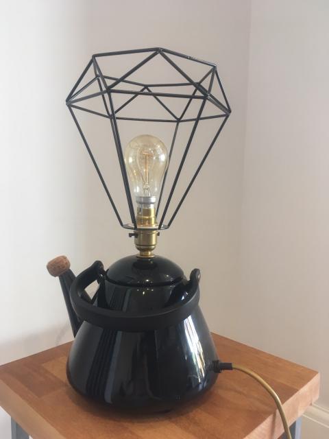 Kettle lamp